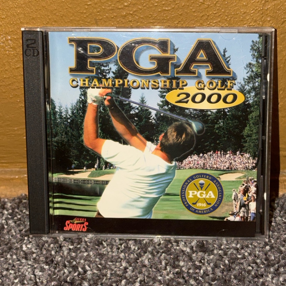 PGA Tour Championship 2000 Sierra Sports PC Computer Video Game Vintage Golf Use